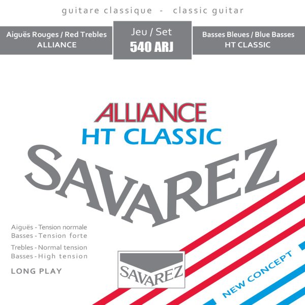Savarez 540ARJ Alliance HT Classic Mixed Tension Classical Guitar Strings