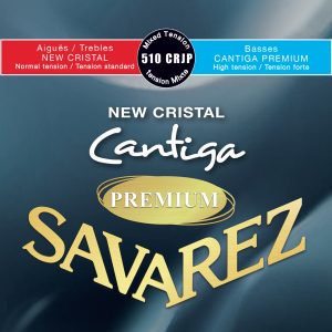 Savarez 510CRJP New Cristal Cantiga Premium Mixed Tension Classical Guitar Strings
