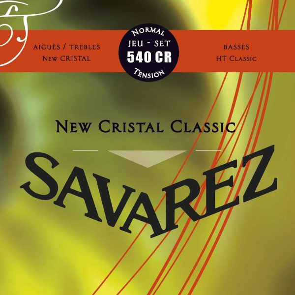 Savarez 540CR New Cristal Classic Normal Tension Classical Guitar Strings