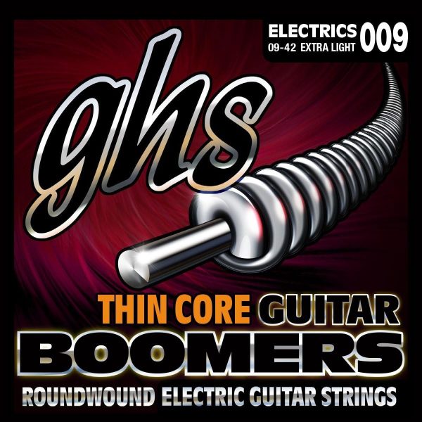 GHS Thin Core Guitar Boomers Electric Guitar Strings 09-42 Gauge