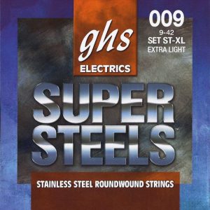 GHS Super Steels Electric Guitar Strings 09-42 Gauge