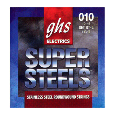 سیم گیتار الکتریک GHS GBL Super Steels Electric Guitar Strings 10-46