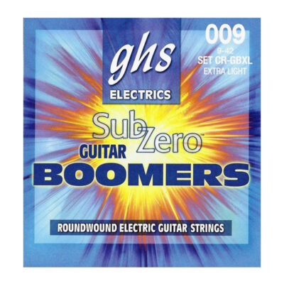 سیم گیتار الکتریک GHS Sub-Zero Boomers Electric Guitar Strings 09-42