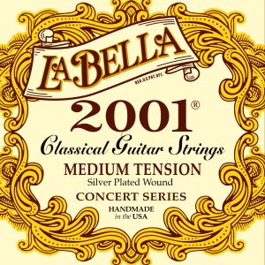 La Bella 2001 Classical Guitar Strings Medium Tension