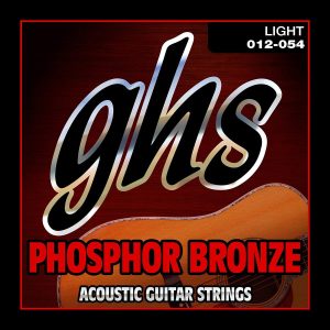 GHS Phosphor Bronze Acoustic Guitar Strings 12-54 Gauge