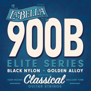 La Bella 900B Classical Guitar Strings Black Nylon