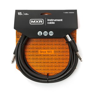 MXR Standard Series Instrument Cable Straight/Straight 15ft Black