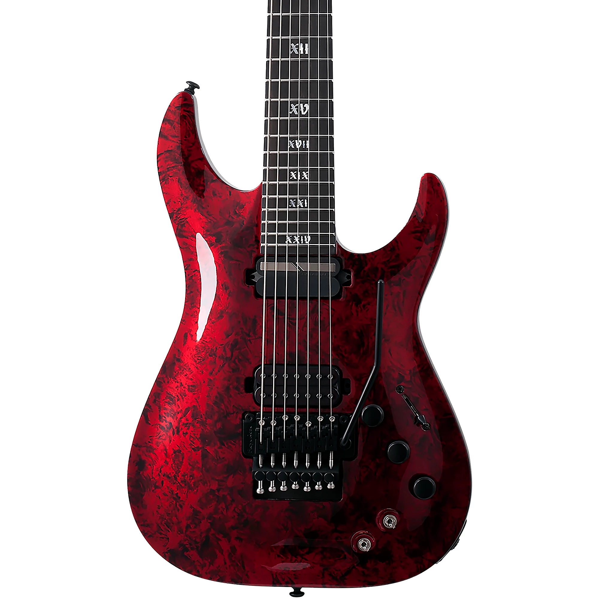 Schecter C 7 FR S Apocalypse Electric Guitar Red Reign