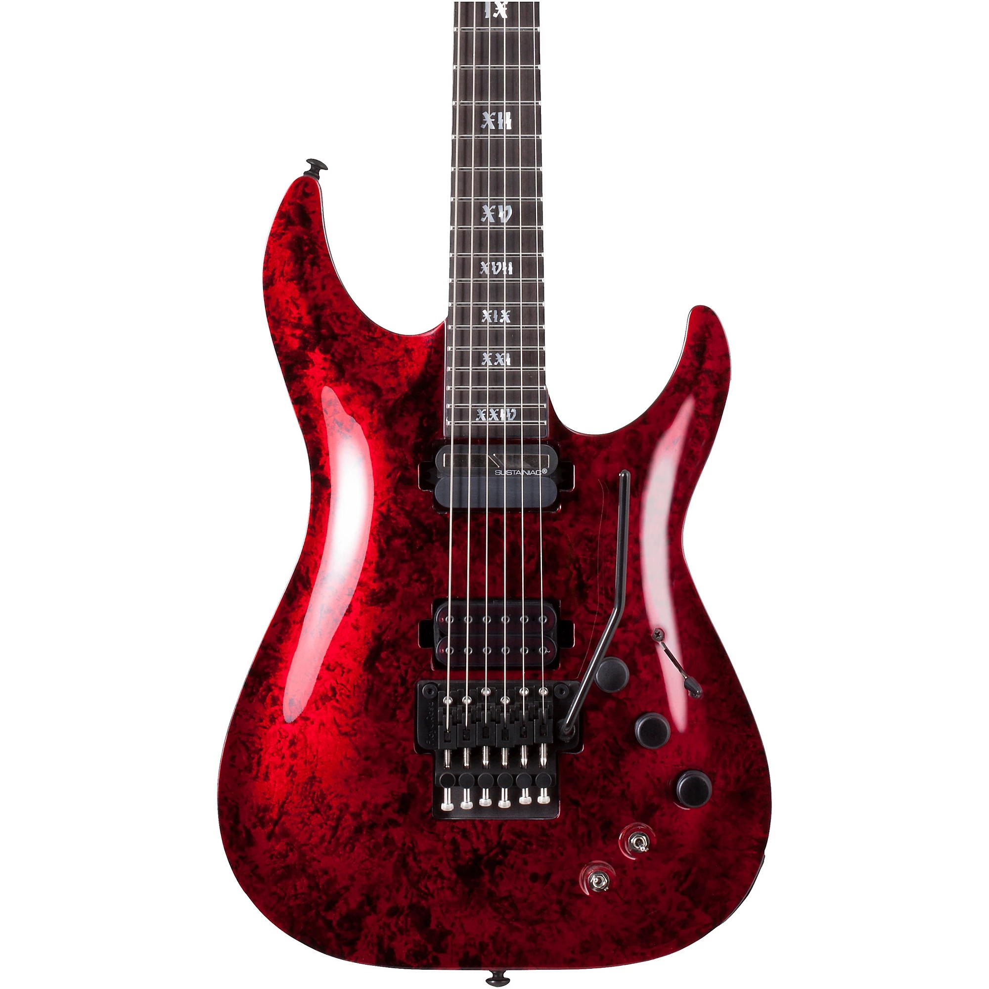 Schecter C 1 FR S Apocalypse Electric Guitar Red Reign