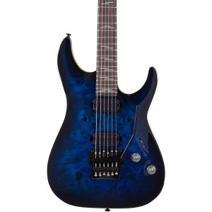 Schecter Omen Elite 6 FR Electric Guitar See Thru Blue Burst