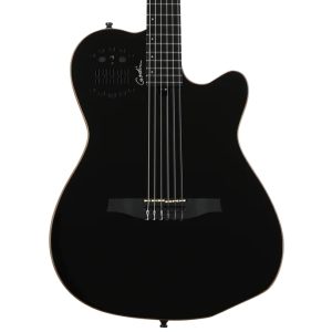 Godin Multiac ACS Slim SA Cedar Nylon Acoustic Electric Guitar Black Pearl